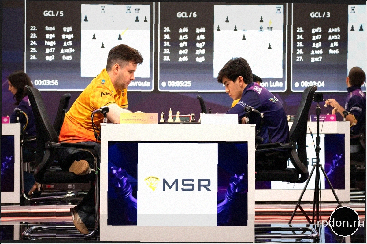 GCL 2026: Ganges Grandmasters обошли FYERS American Gambits 9-7 и поднялись на второе место